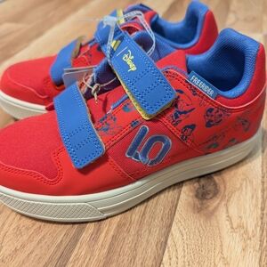 Disney Kids' Red & Blue Velcro SneakersYouth Adidas Disney Mickey Pure Ruby Five